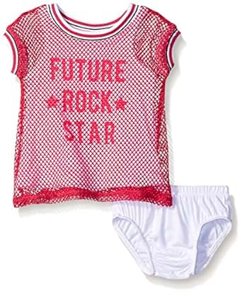 Amazon.com: Amy Coe Baby Girls' Future Rock Star Newborn ...