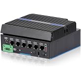 Sharevdi Fanless Firewall Mini PC 4X Intel 2.5GbE i226-V LAN Intel Core 6006U CPU Gateway Router Network, AES NI Test with pf-Sense/opn-Sense Support HDD(8GB DDR4 240GB SSD)