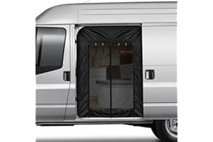 Gpaentsn Sliding Door Closure Bug Screen Compatible with Ford Transit 2014-2024 T150 T250 T350 T350HD, Van Mosquito Net with Zipper for Campervans Sliding Door (Not for T150 Low Roof 130WB)