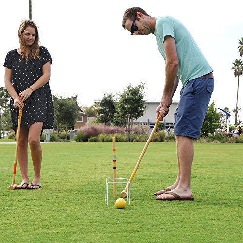 GoSports Deluxe Croquet Set Full Size for Adults & Kids Pricepulse