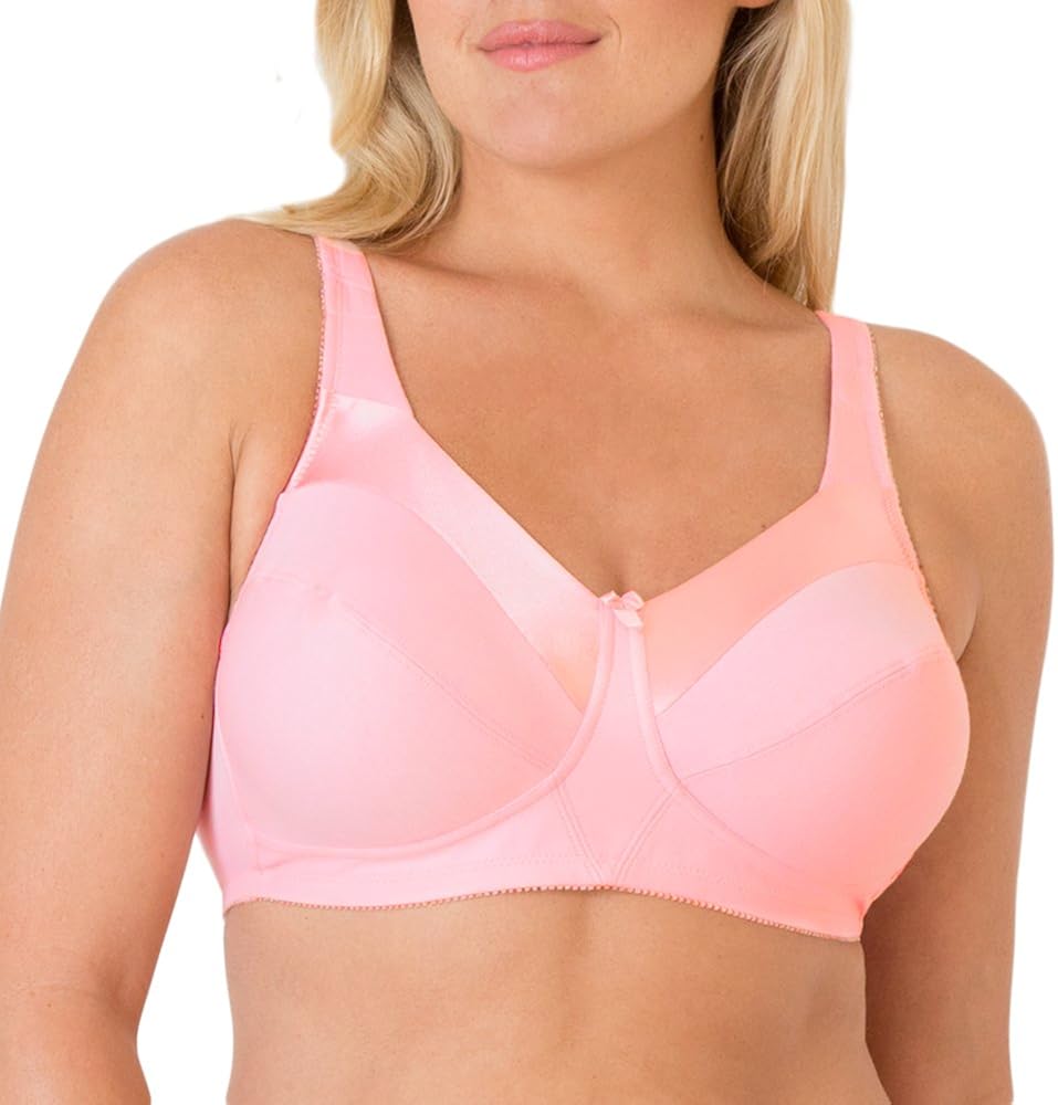 Bestform Women's Wire Free Bra Pink Amazon.co.uk Clothing