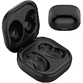 Threeeggs Charging Case for Samsung Galaxy Buds Live, Wired Charger Station for Galaxy Buds Live SM-R180 Earbuds 600Mah (Black)