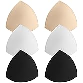 TOPBINE Bra Pads Inserts, Removable Sports Bra Inserts Bra Cups Inserts Padded Bra Inserts for Women's Bikini Top Swimsuit