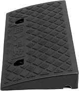 QWORK 2PCS Plastic Curb Ramp Door Ramp Threshold Ramps 49x27x7 cm view 8