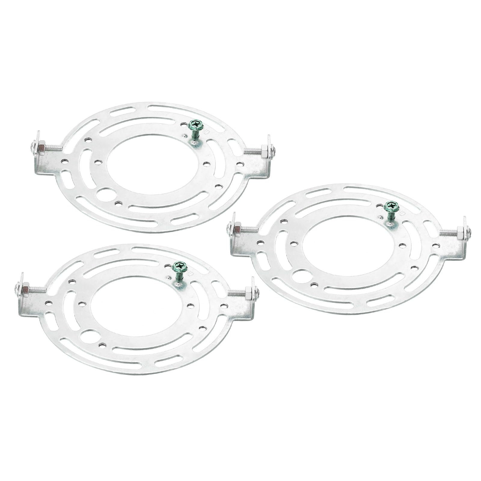 PATIKIL 120mm (4.72") Universal Light Fixture Mounting Bracket Kit, 3set Light Crossbar Round Ceiling Plate for Wall Light, Close to Ceiling Light, Chandelier