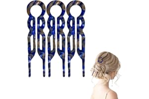 3 Pcs Prestige Hair Pin 2025 New Accessories Elegant Clips for Women Plastic U-Shaped Magic Grip Hairpins Strong Durable Fine