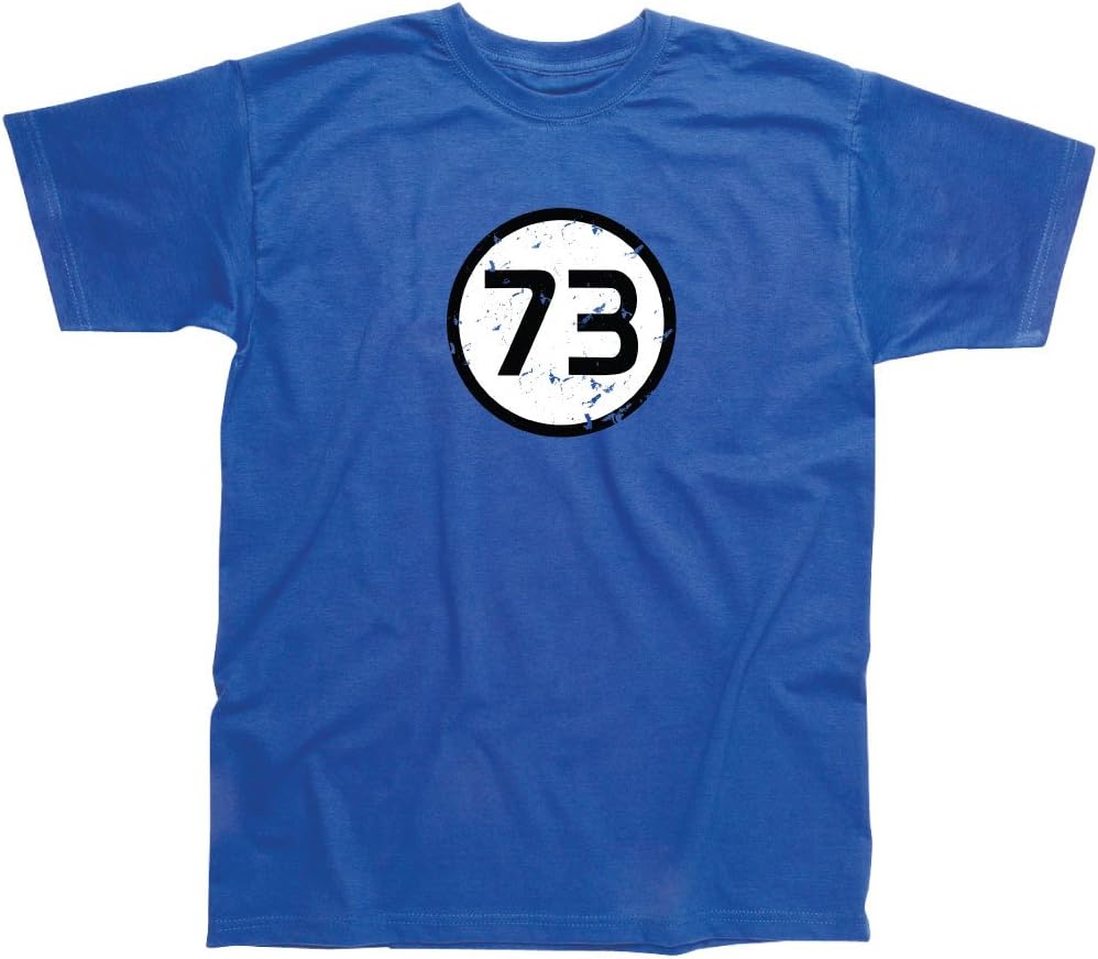 PosteesSheldon Cooper 73 Perfect Number Big Bang Inspired Adults and Kids T-Shirt