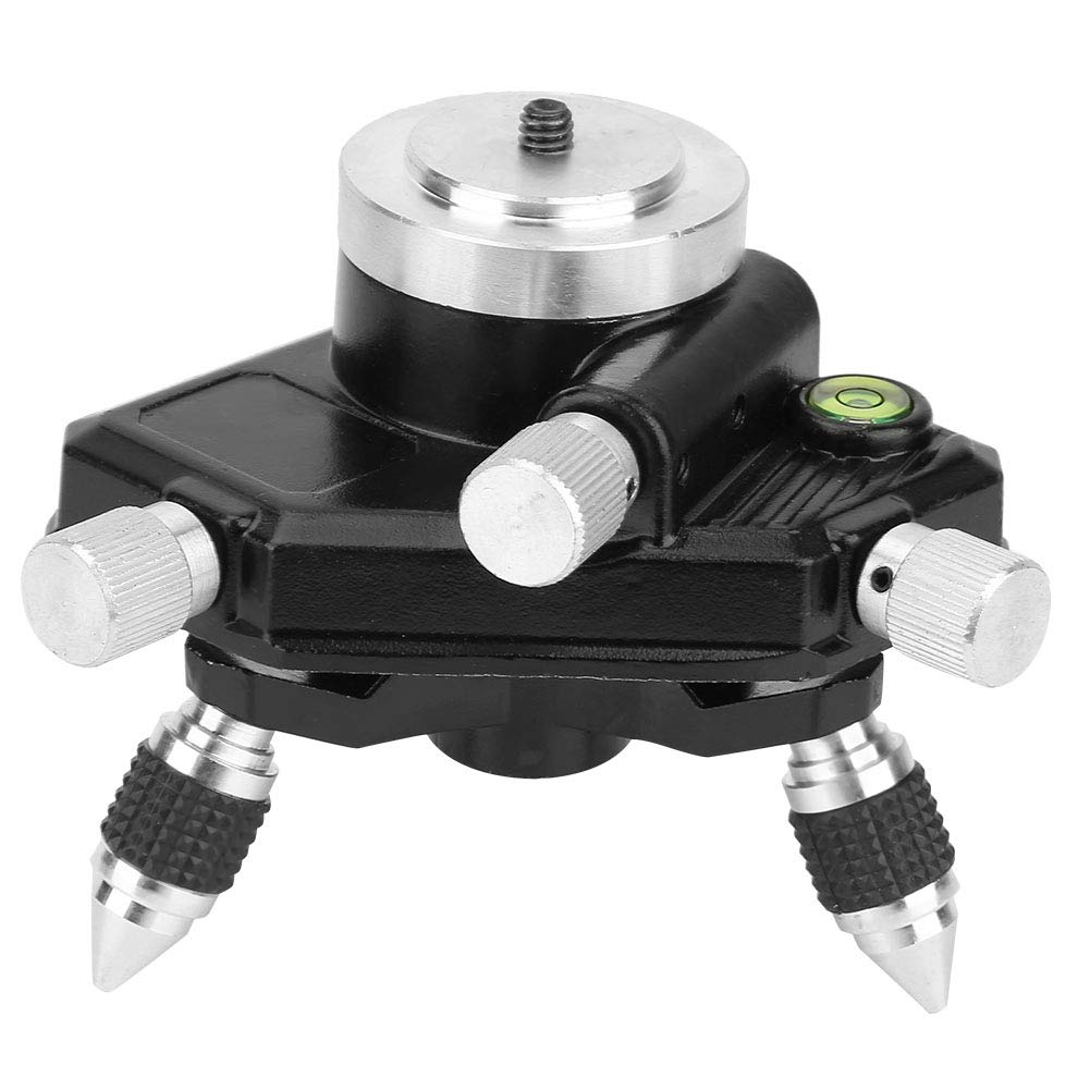 Laser Level Tripod, Laser Level Stand, 360 Degree Aluminum Alloy Standard Tripod Stand Bracket with 1/4" Thread for Laser Level