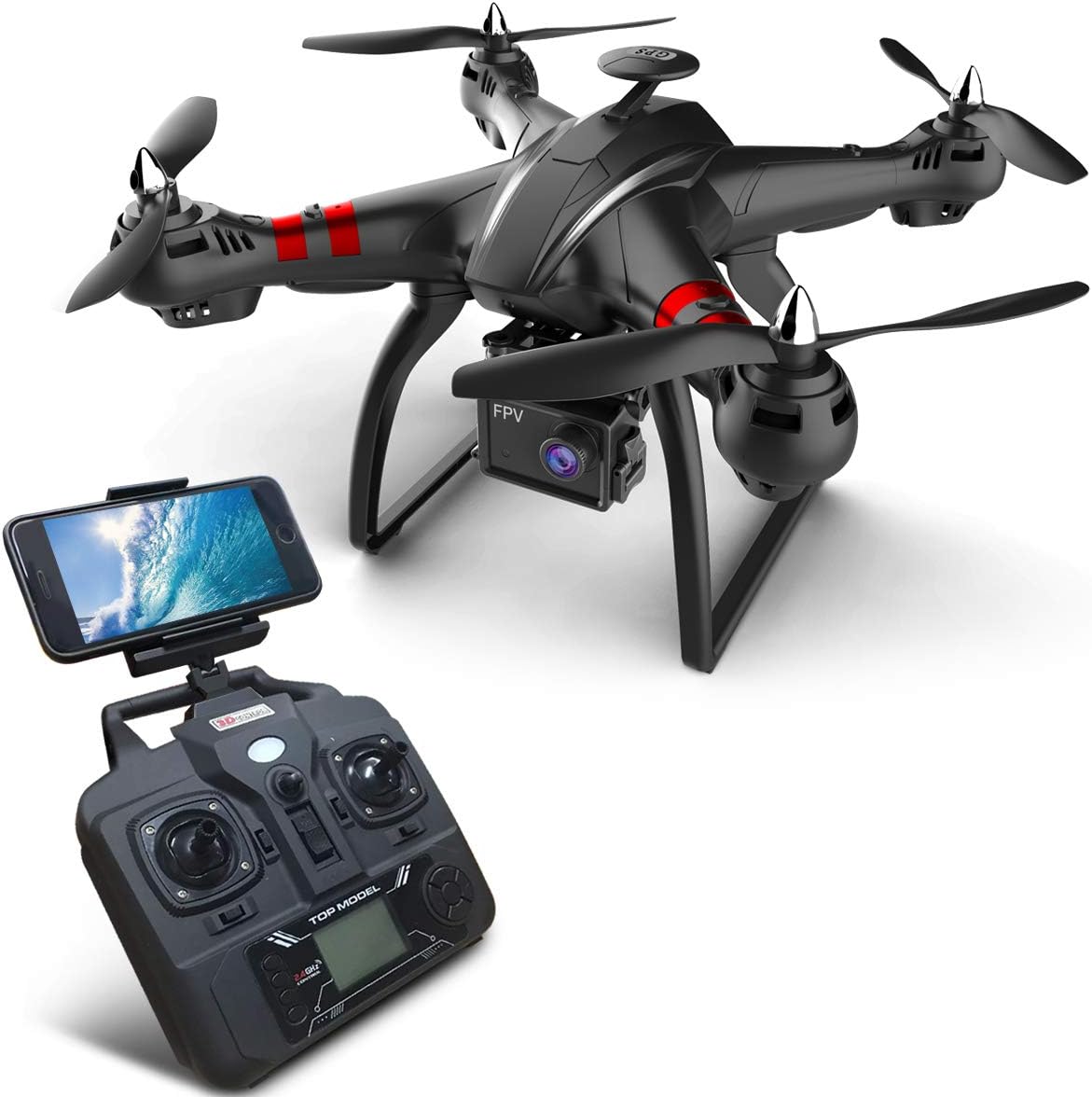 Droneeye X22 Drones with FPV Drone with 4K FHD Camera Live Video and GPS Return Home, RC Quadcopter for Adults Beginners, Follow Me, 5G WiFi Transmission, Modular Battery Advanced