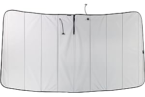 VanEssential Insulated Blackout Front Windshield Cover Designed for Mercedes-Benz NCV3/VS30 - Cool Gray