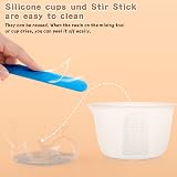 Suzzam Silicone Measuring Cups Resin Kit 600ml 100ml Spatula Sticks Gloves view 3