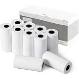 10 Rolls Print Paper for Kids Instant Print Camera, Zero Ink Thermal Paper, 4x2.2 inch Print Paper, White