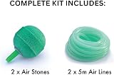 Blagdon Pond Water Oxygenator Kit 2 Outlet Aeration Pump up to 2000L Green view 3