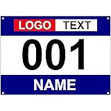 Muka 50 PCS Customized Running Bibs Race Competitor