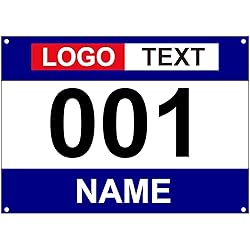 Muka 50 PCS Customized Running Bibs Race Competitor