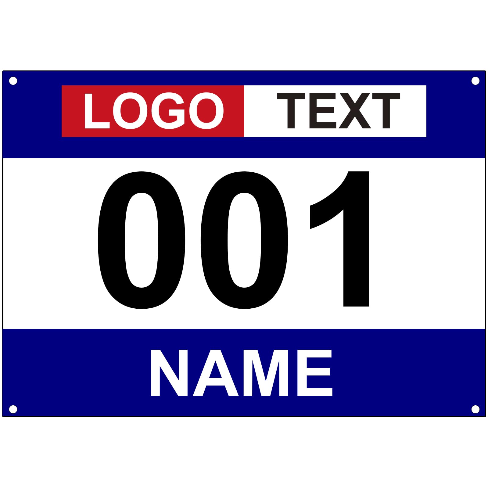 Muka 50 PCS Customized Running Bibs Race Competitor