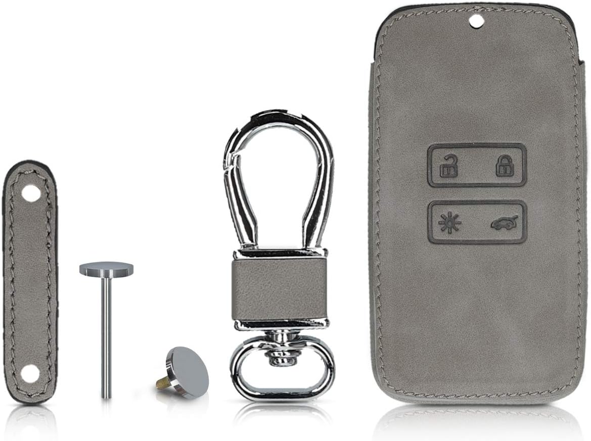 kwmobile Car Key Cover Compatible with Renault 4 Button Car Key Smart Key (only Keyless Go) - Image 5