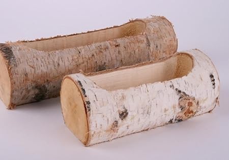 3 Birkenholz Birkenstamme Ausgefrast Lange 20cm 3 Stuck Amazon De Garten