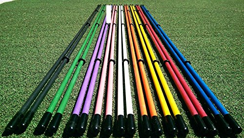 Tour Sticks Golf PRO Alignment Sticks PGA Teaching Tool with Bonus Gift
