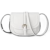 AFKOMST Crossbody Bags for Women,Small Saddle Purse and Boho Cross Body Handbags,Vegan Leather