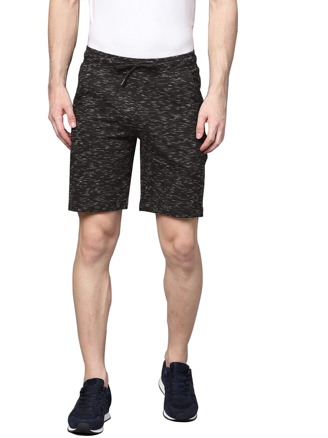 Buy MANQ Men's Self Slim Fit Sports Shorts at Amazon.in