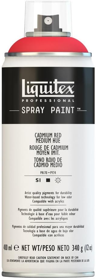 Liquitex Professional Spray Paint 400 ml, Cadmium Red Medium Hue