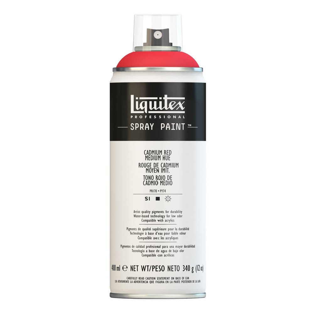 Liquitex Professional Spray Paint 400 ml, Cadmium Red Medium Hue