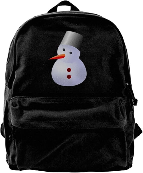 Amazon Co Jp Fotofactoryリュック バックパック 大容量 男 雪だるま 雪 冷 冬 デザイン メンズ レディース キャンバス リュックサック おしゃれ 通勤 高校生 多機能 かばん 服 ファッション小物