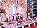 Ivyue 12sPack Wisteria Vine Artificial Silk Wisteria Lane Rattan Fake Wisteria Artificial Flowers Garland Hanging Flowers Wisteria Bush for Home Garden Party Wall Wedding Decoration 3.6feet (Pink)