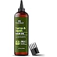 Botanic Hearth Hemp & Biotin Hair Oil with Saw Palmetto, 5-in-1 Hair Growth & Strengthening Care, Lightweight & Non-Sticky, 6