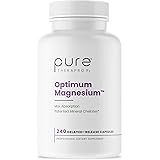 Optimum Magnesium - 240 "Delayed Release" Vcaps | 250mg Elemental (Traacs® Magnesium Lysyl Glycinate Chelate, Di-Magnesium Ma