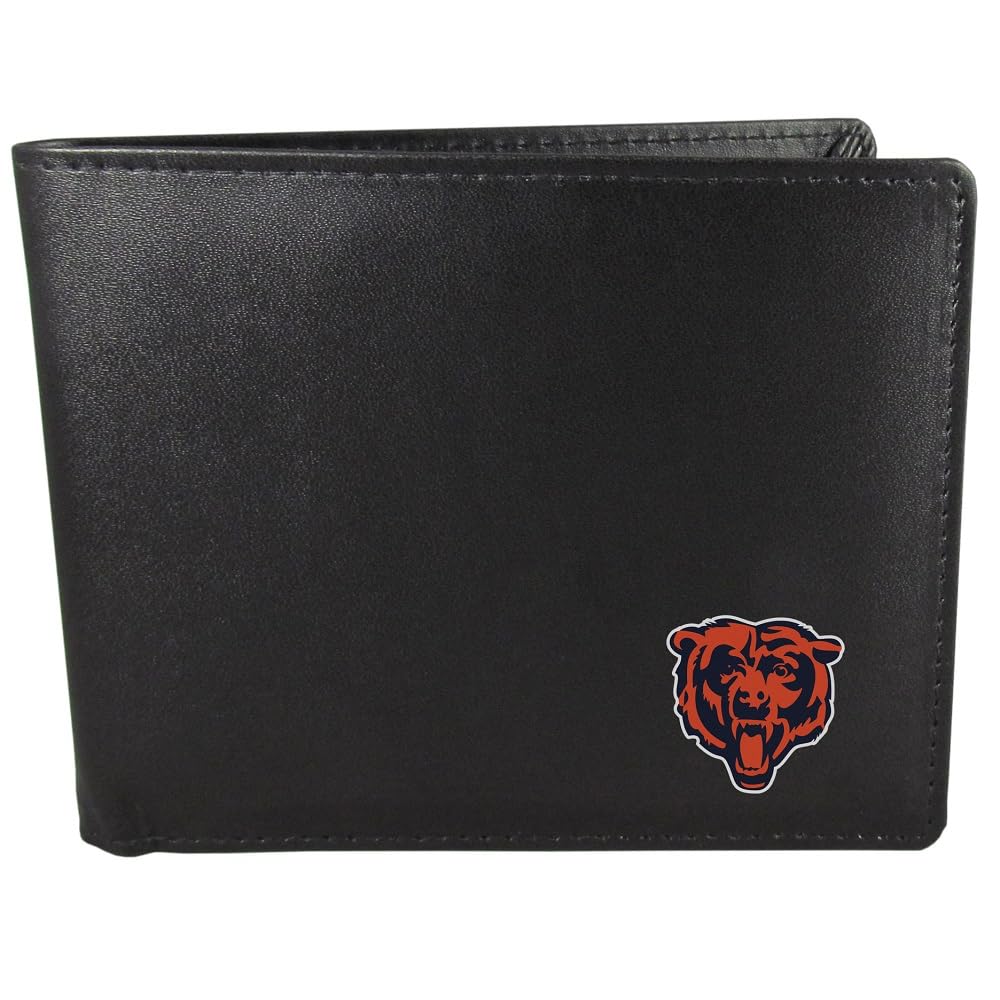 Siskiyou Sports NFL Mens Chicago Bears Bi-fold Wallet One Size Black