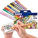 Paint Pens Fine for Rocks,Acrylic Paint Markers for Wood,Medium Point Art Permanent Paint Pens,Paint Markers for Stones,Fabric,Glass,Metal,Ceramics,DIY Art Projects,Set of 12 Colors (12 color)
