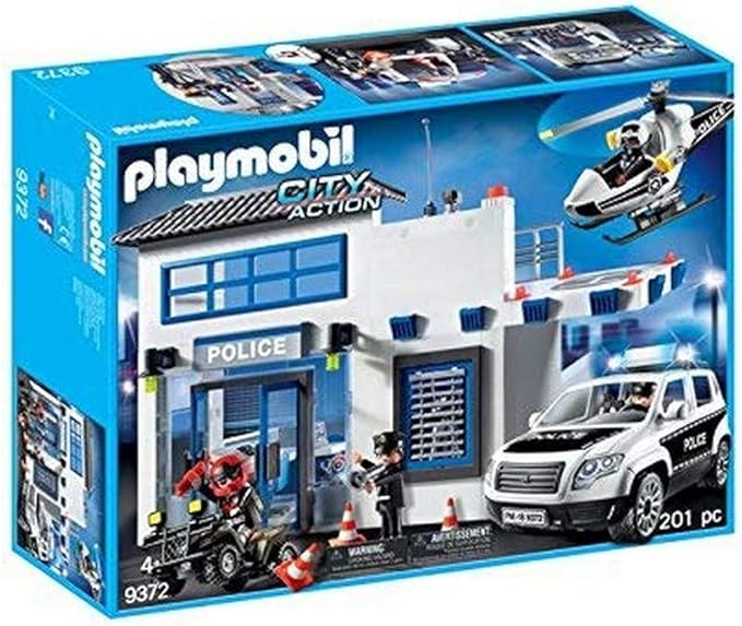 playmobil hélicoptère de police