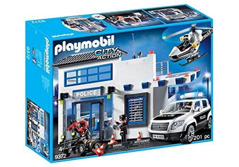 PlayMOBIL 9372 City Action Police Station Bundle, Fun Imaginative Role-Play, PlaySets Suitable for Children Ages 4+