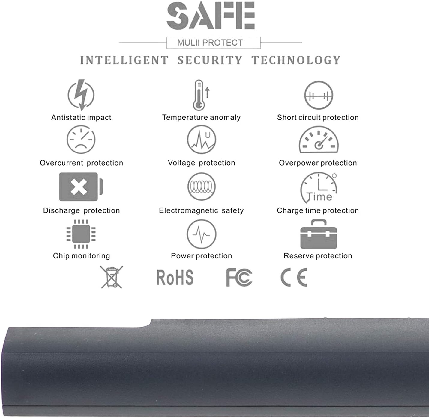 807957-001 807956-001 HS04 HS03 Laptop Battery Compatible with HP 240 245 250 255 256 G4 807612-421 HSTNN-LB6U HSTNN-LB6V 807611-421 HP 14 15 Series Notebook Battery - Image 5