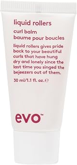 EVO Liquid Rollers Curl Balm Leave-In Styling Cream Anti Frizz Travel Size 30ml view 1