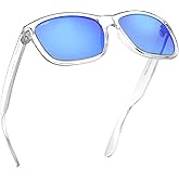 JFXQDR Polarized Sunglasses for Women and Men, Fishing Driving Sun Glasses UV Glare Protection RFS8201