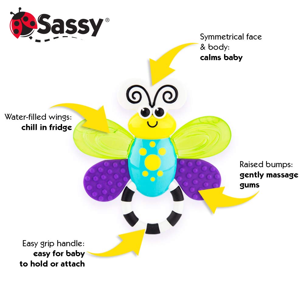 sassy flutterby teether