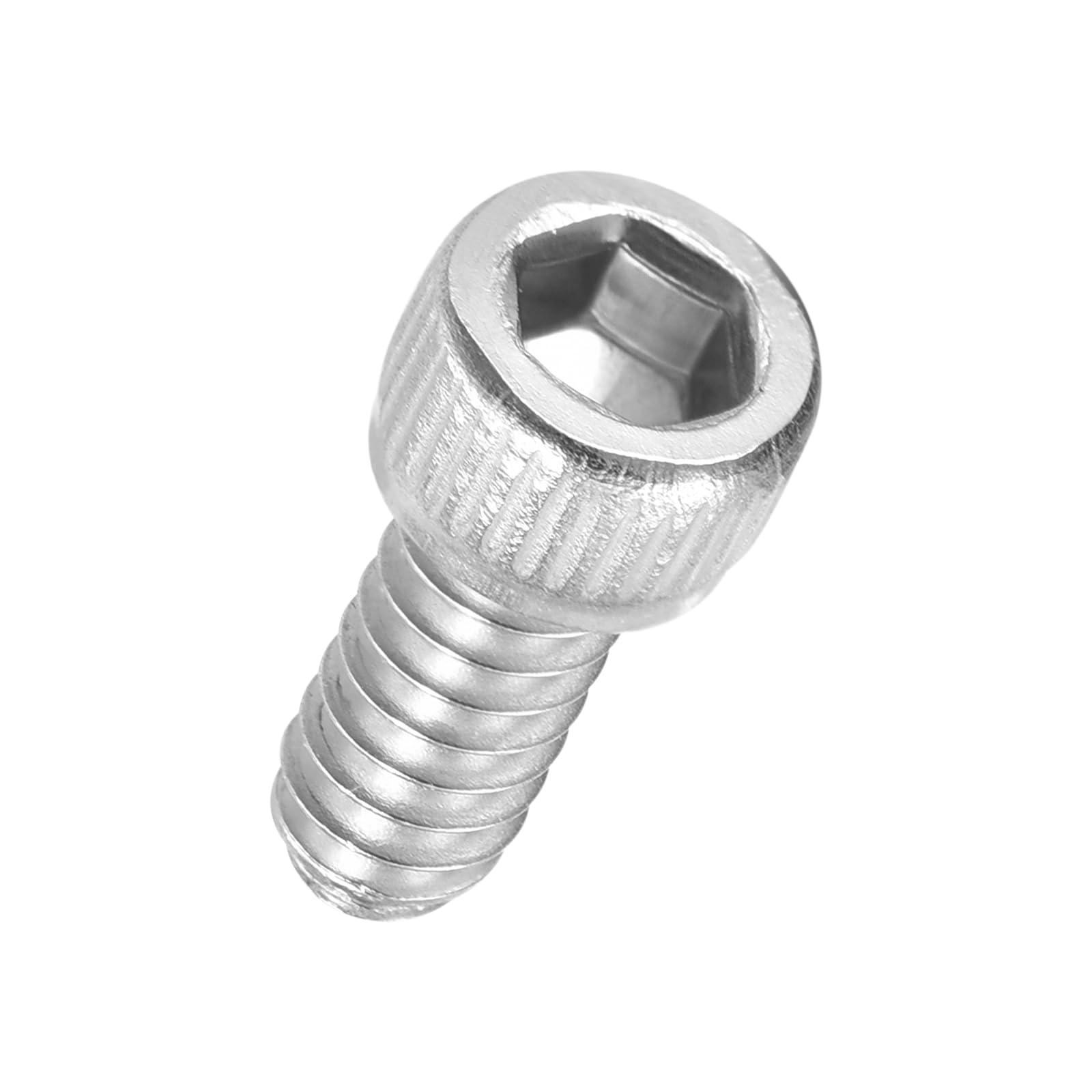 Kozelo 100pcs Socket Head Cap Screws - [#6-32 x 5/16"] UNC 304 Stainless Steel Allen Socket Drive for Electrical Motor 3D Printing Fan Engine Replacement Use, Silver — image 1