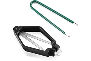 STYQUENZER IC PLCC Chip Extractor U-Shape ROM Extractor Puller IC Chip Remover Tool Motherboard Circuit Board Component Puller Tool Clip Pliers for Disassembly of Electronic Component Jewelry