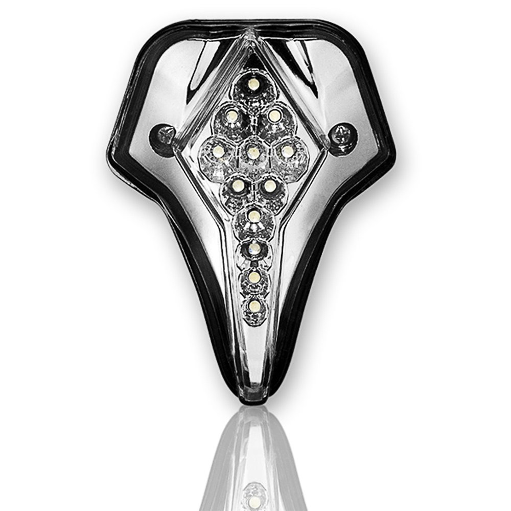 Amazon.com: Astra Depot For 2008-2013 Yamaha YZF R6 Upgrade Clear Lens 12  White LED Front Windscreen Light Lamp: Automotive