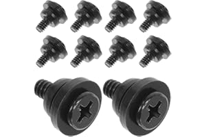 HOMOCONO 10pcs 3.5 Inch Mechanical Hard Drive Mounting Screws with Spring and Plain Washers for SSD and 2.5