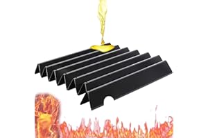 Moriintl 66033 Grill Flavorizer Bars for Weber Genesis II E-410/LX E-440 S-440 Series Gas Grills,Replacement Parts for Weber Genesis II 400 Series,66796 66030 Flavor Bars(7 Pack Porcelain Enameled)