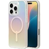 ZAGG Milan Snap Case for iPhone 16 Pro - Color Changing Finish, MagSafe & Wireless Charging Compatible, 13ft Drop Protection, Graphene Reinforced, Eco-Friendly, Matte Iridescent