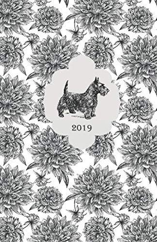 B.e.s.t 2019: Scottish Terrier - Monthly and Weekly Planner 2019 (also Dec 2018) with yearly overviews, mont D.O.C