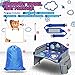 Kids Travel Tray, Car Seat Travel Tray With Colorful Space Top Toddler Car Seat Activity Tray More Organizer Pockets Large iPad & Cup Holder Car Seat Table For Stroller Airplane