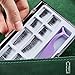 Ultimate Dual Magnetic False Eyelashes Extension Set (8 pieces) - Full Size and Half Size Fake Lashes in One Set with Applicator - Best Reusable and Easy to Apply Ultra Thin Magnets, Natural Look