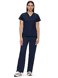 floralhue Scrubs for Women, V-Neck Scrubs Top