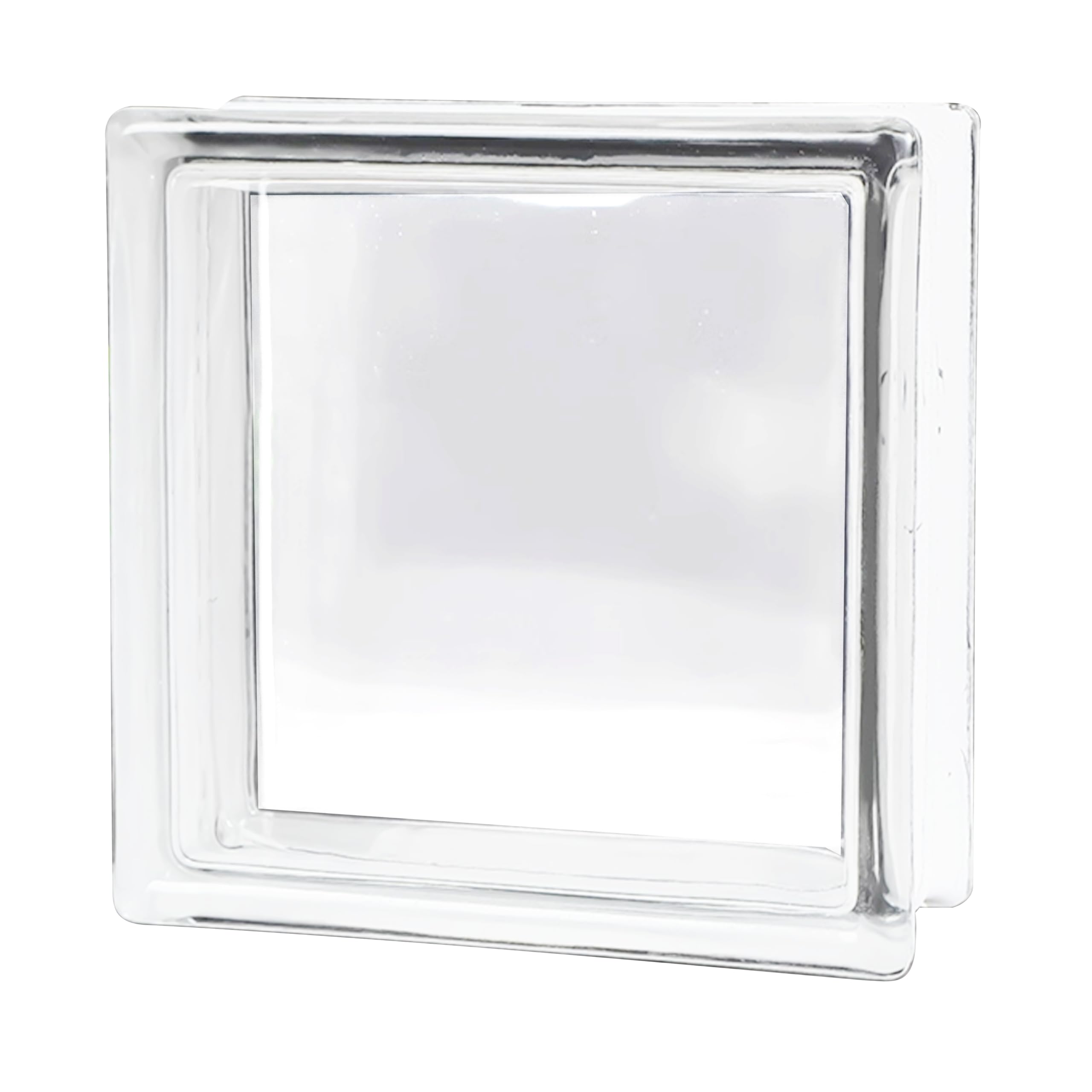 Photo 1 of 1 Pack-7.48"x7.48"x3.54" High Fully Transparency Square Hollow Glass Brick - Used in Building Fields Such as Restaurant partitions,bathrooms,as Well as for DIY Lighting fixtures etc